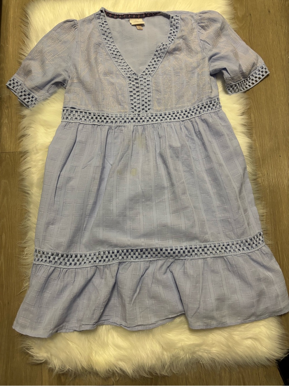 Knox Rose Sage Green & White Striped Scoop‎ Neck Tee